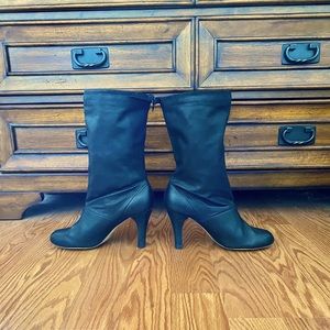 French Connection Black Heeled Boots